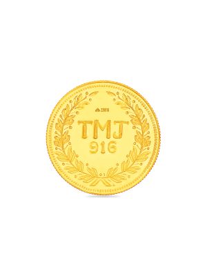 2 Gram 22 Carat Meenkashi Amman Gold Coin-hover