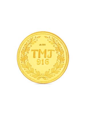 4 Grams 22 Carat Laxmi Gold Coin-hover