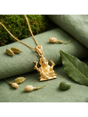 22k Gold Lord Ganesha dollar for unisex-hover