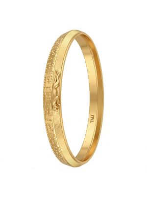 Lasered Jaguar Motif Gold Gadi-hover