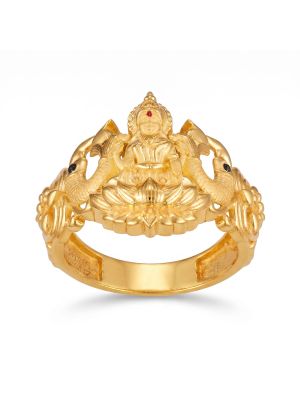 Lakshmi Pisces Casting Ladies Gold Ring-hover