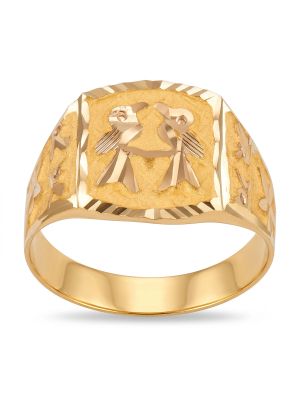 Twin Birds Harmony Gold Ring-hover