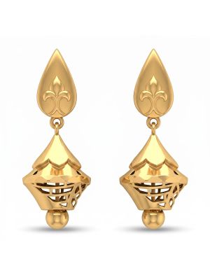 Modern Floral Lantern Gold Drops-hover