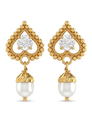 Hearty Stone Pearl Gold Drops-hover