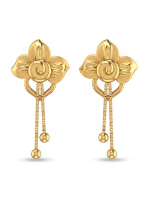 Bloom Tassel Casting Gold Drops-hover