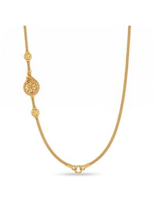 Heritage Bloom Mugappu Gold Chain-hover