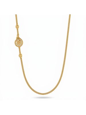 Floral Mugappu Classic Gold Chain-hover