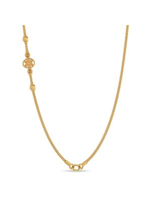 Classical Floweret Mugappu Gold Chain-hover