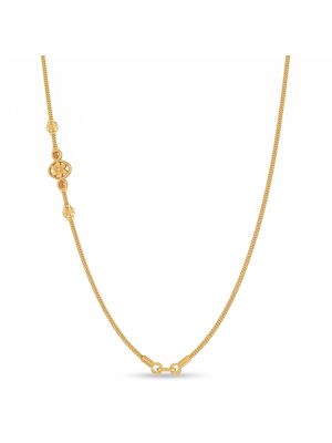 Traditional Blossom Mugappu Gold Chain-hover
