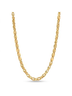 Nature inspired Leaf Gold Chain-hover