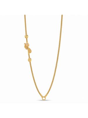 Traditional Mayil Vel Mugappu Gold Chain-hover