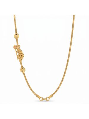 Divine Vel Mayil Mugappu Gold Chain-hover
