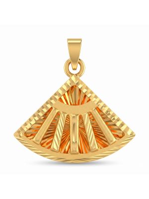 Modern Fan Pattern Gold Dollar-hover