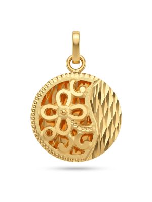Traditional Floral Motif Gold Dollar-hover