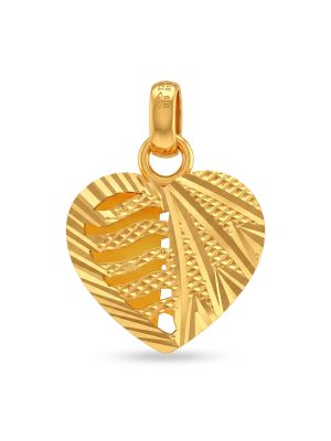 Modern Textured Heart Gold Dollar-hover