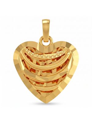 Trendy Heart Gold Dollar-hover