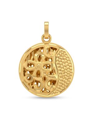 Circular Petal Layered Gold Dollar-hover