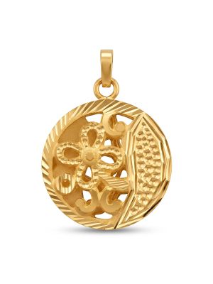 Classic Floral Motif Gold Dollar-hover