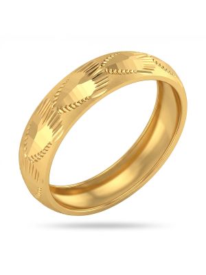 Hearty Wedding Gold Casting Ring-hover