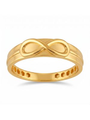 Gents Smooth Infinity Gold Casting Ring-hover