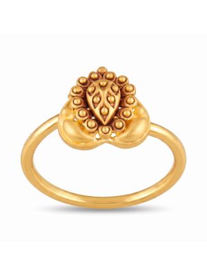 Classic Paisley Casting Gold Ring-hover