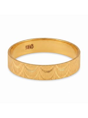 Modern Wedding Wear Gold Ring-hover