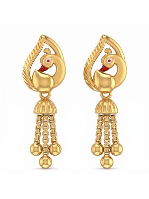 Mayura Grace Casting Gold Chain Drops-hover