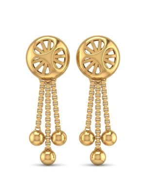 Radian Wheel Casting Gold Chain Drops-hover