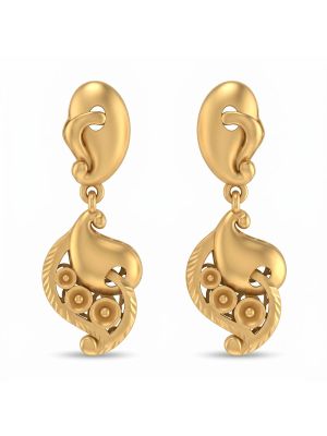 Modern Paisley Gold Casting Drops-hover