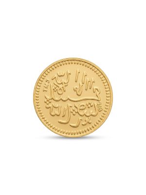 500 Mg 22 Carat Crescent Moon Gold Coin-hover