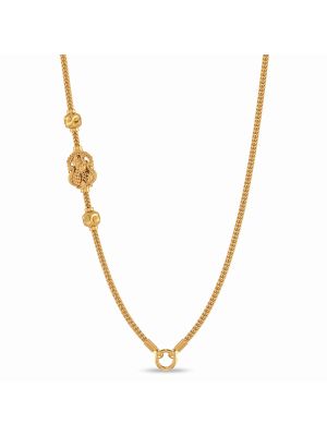 Sacred Mayura Mugappu Gold Chain-hover