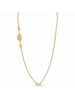 Divine Lakshmi Side Mugappu Gold Chain-hover