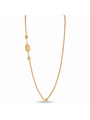 Heritage Mayura Kumbam Mugappu Gold Chain-hover