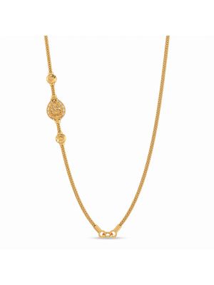 Imperial Lakshmi Mugappu Gold Chain-hover