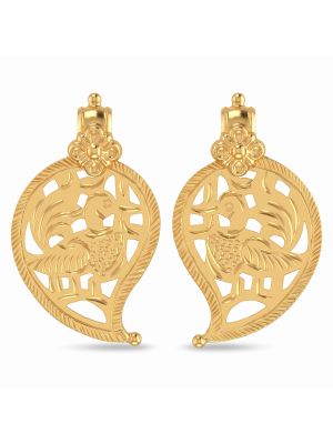 22K Traditional Gold mango Kasu-hover
