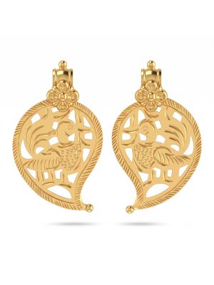 Paisley Mango Kasu Gold Thali-hover