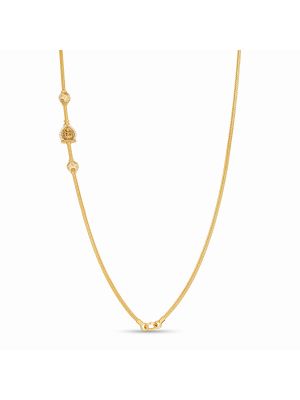 Lakshmi Mugappu Antique Gold Chain-hover