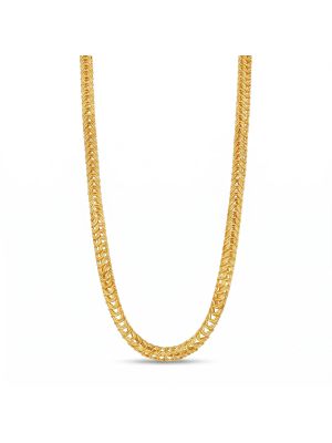 Modern Box Link Casting Gold Chain-hover