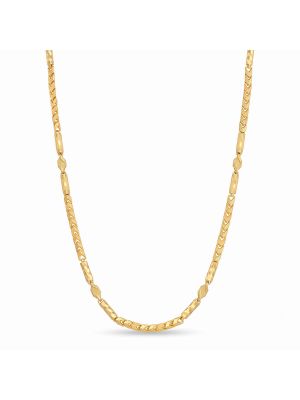 Laser Cut Link Italian Gold Chain-hover