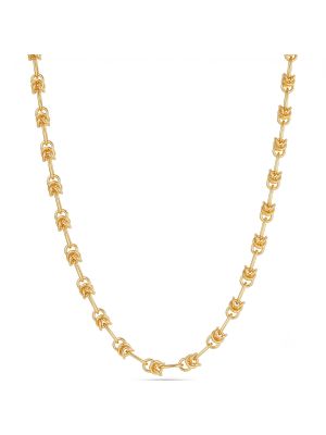 Intricate Knot Cluster Gold Chain-hover