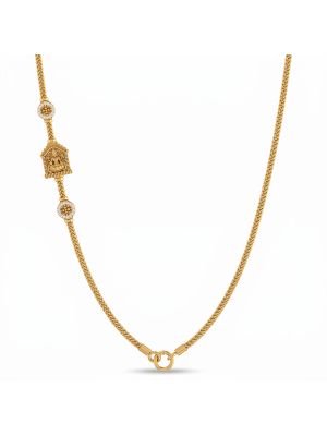 Antique Lakshmi Temple Gold Chain-hover