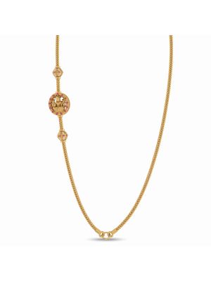 Antique Lakshmi Medallion Gold Chain-hover