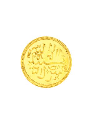 22K Divine Crescent Moon Gold Coin-hover