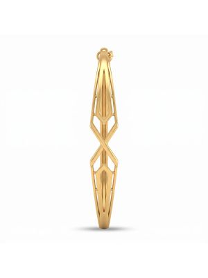 Geometric Cross Casting Gold Gadi-hover