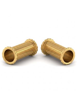 Traditional Textured Nanal Kulai Gold Thali-hover