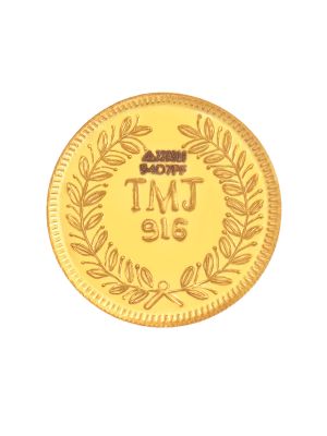 Temple Series Tiruchendur Murugan Arch 22K Gold Coin-hover