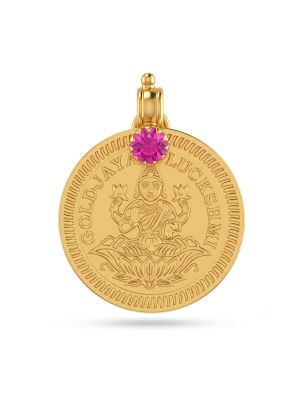 Traditional Lakshmi Stone Kasu Gold Thali-hover