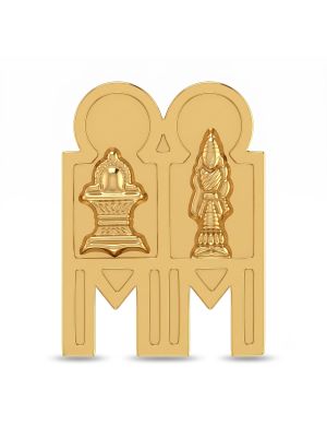 Traditional Amman Samy Gold Thali-hover