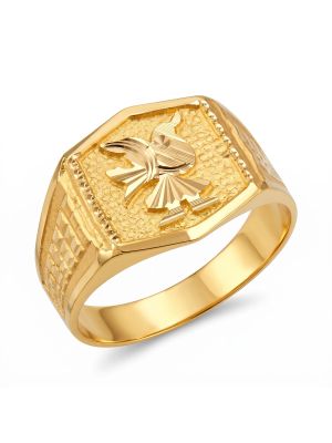 Glowing Avian Gold Ring-hover