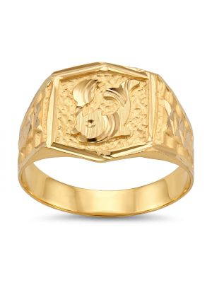 Fish-Motif Gold Ring-hover